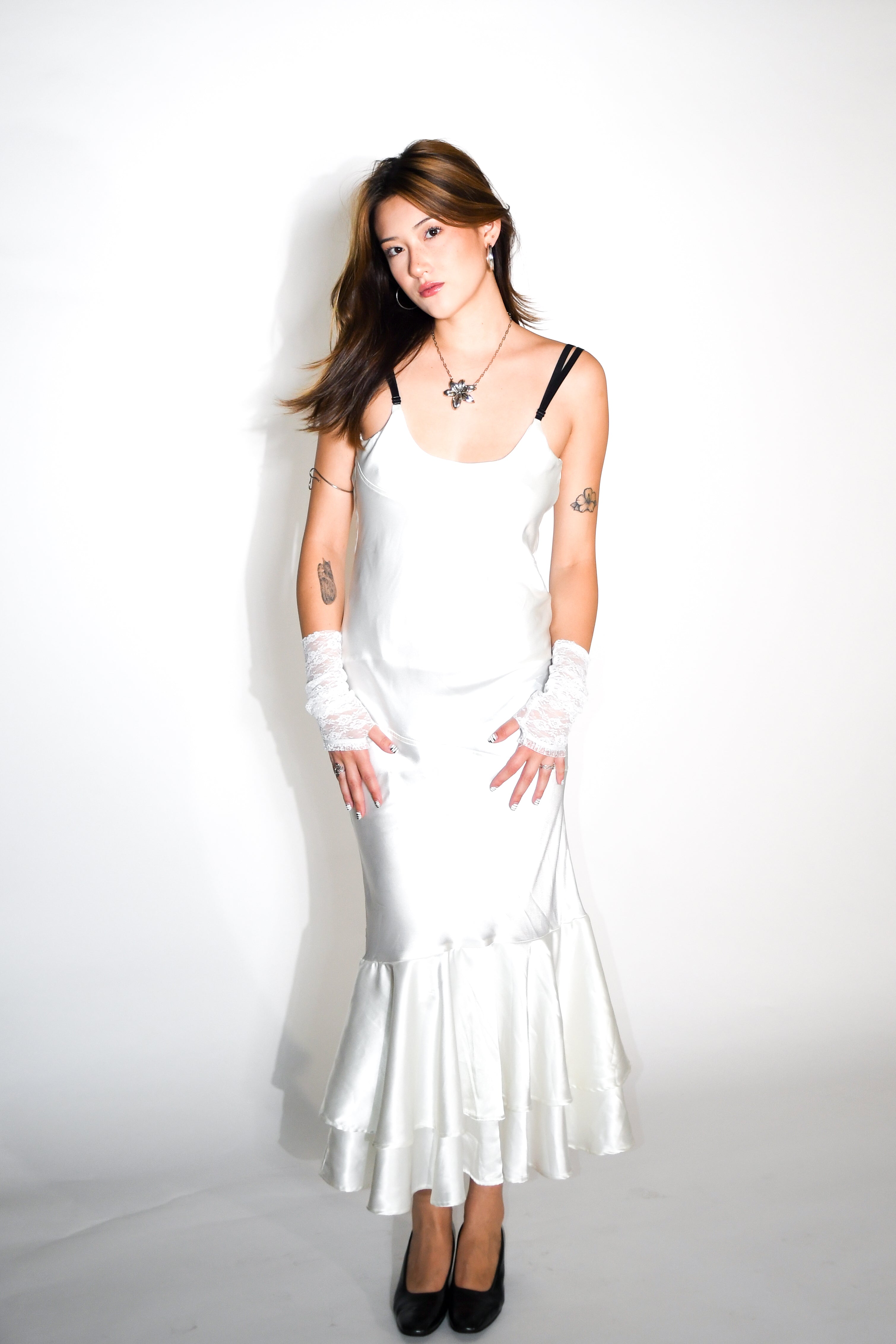 White Ferrari Dress (White)