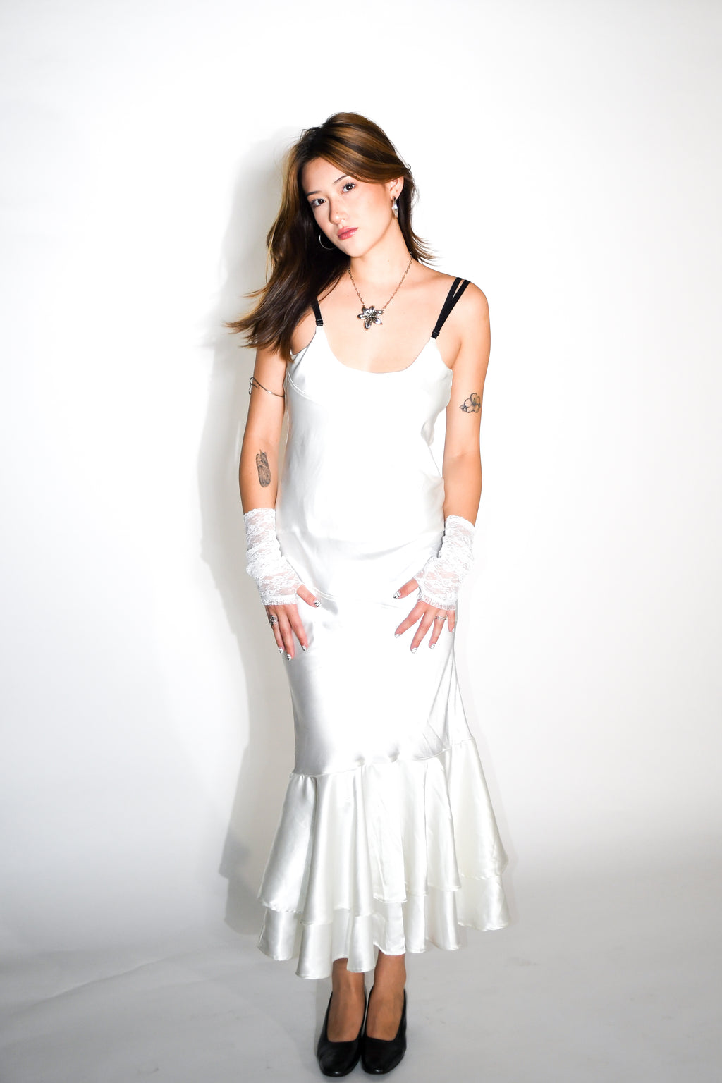 White Ferrari Dress (White)